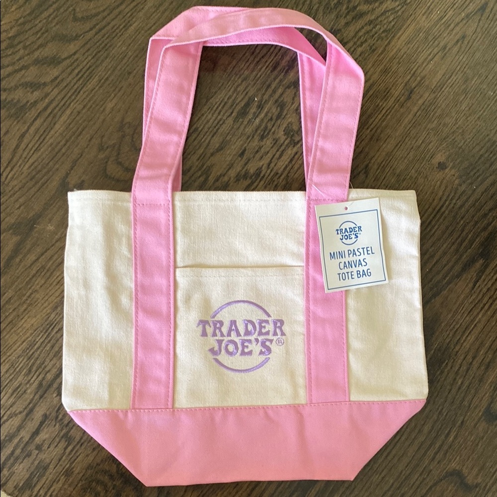 Trader Joe’s Pastel Mini Tote NWT